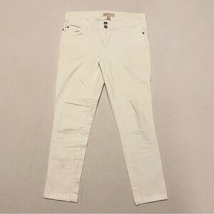 Michael Kors White Jeans Womens Size 6 Pants Flaws